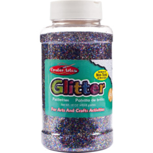 Creative Arts by Charles Leonard Glitter, 16 oz. Bottle, Multi-Color