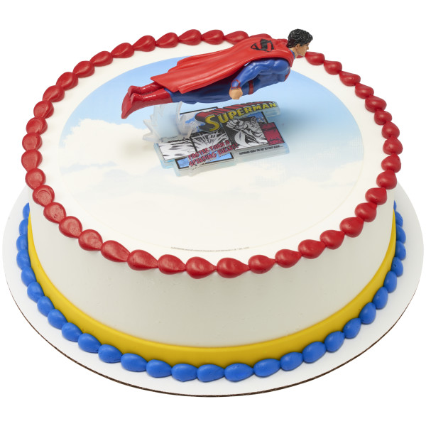 Superman™ Man of Steel PhotoCake® Edible Image® DecoSet® Background