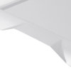 Large square stainless steel serving tray