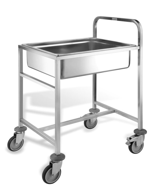 Carro porta cubeta GN 2/1