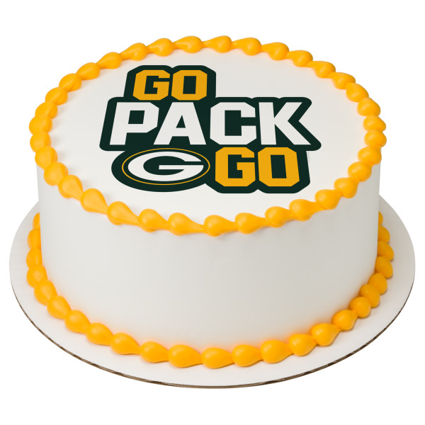 NFL Green Bay Packers Go Pack Go PhotoCake® Edible Image®