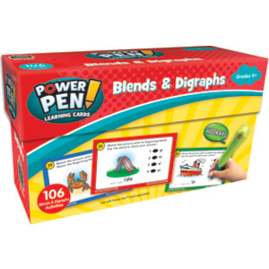 Power Pen&trade; Learning Cards: Blends & Digraphs