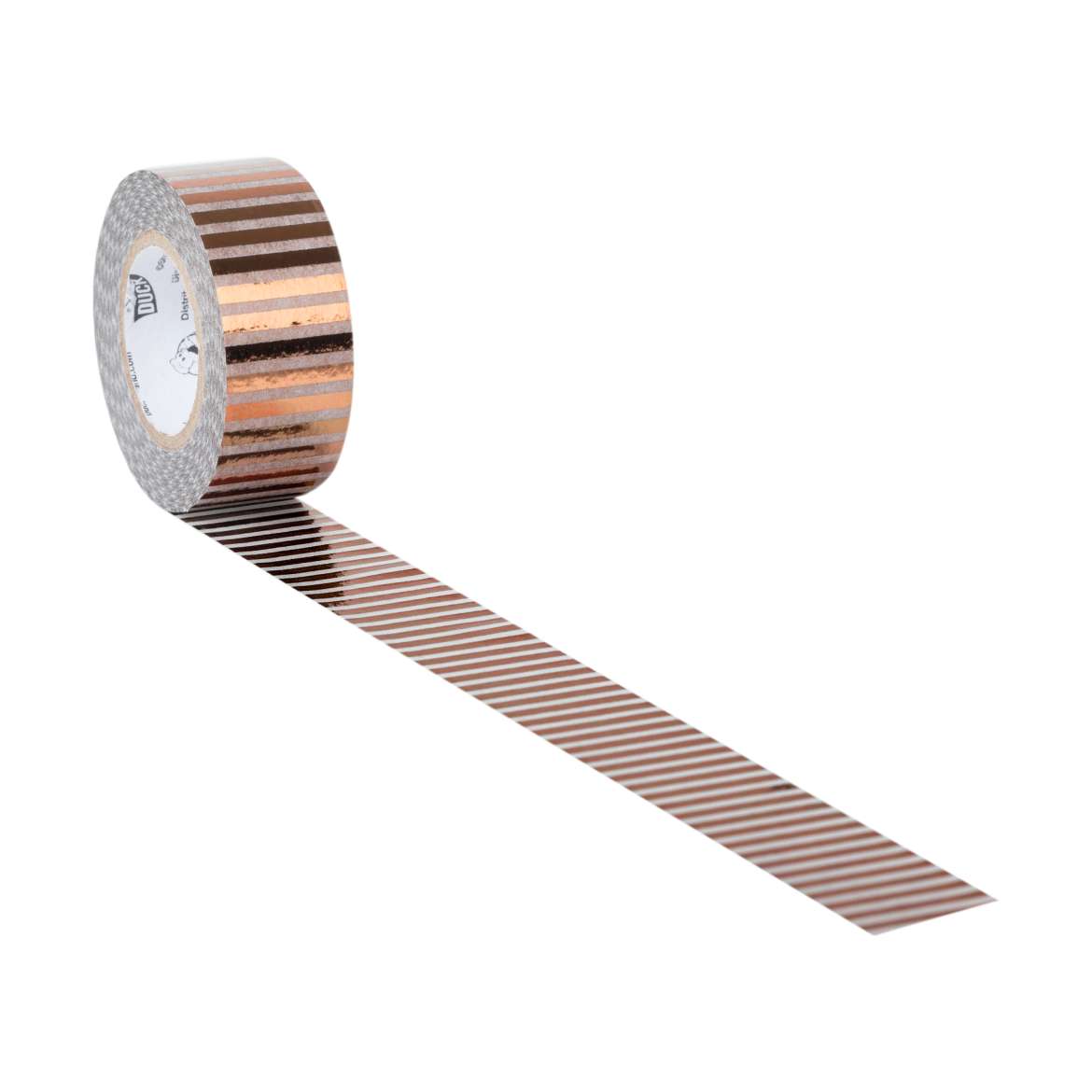 Washi Craft Tape Metallic Bronze Stripe .75"x15yd Duck Brand