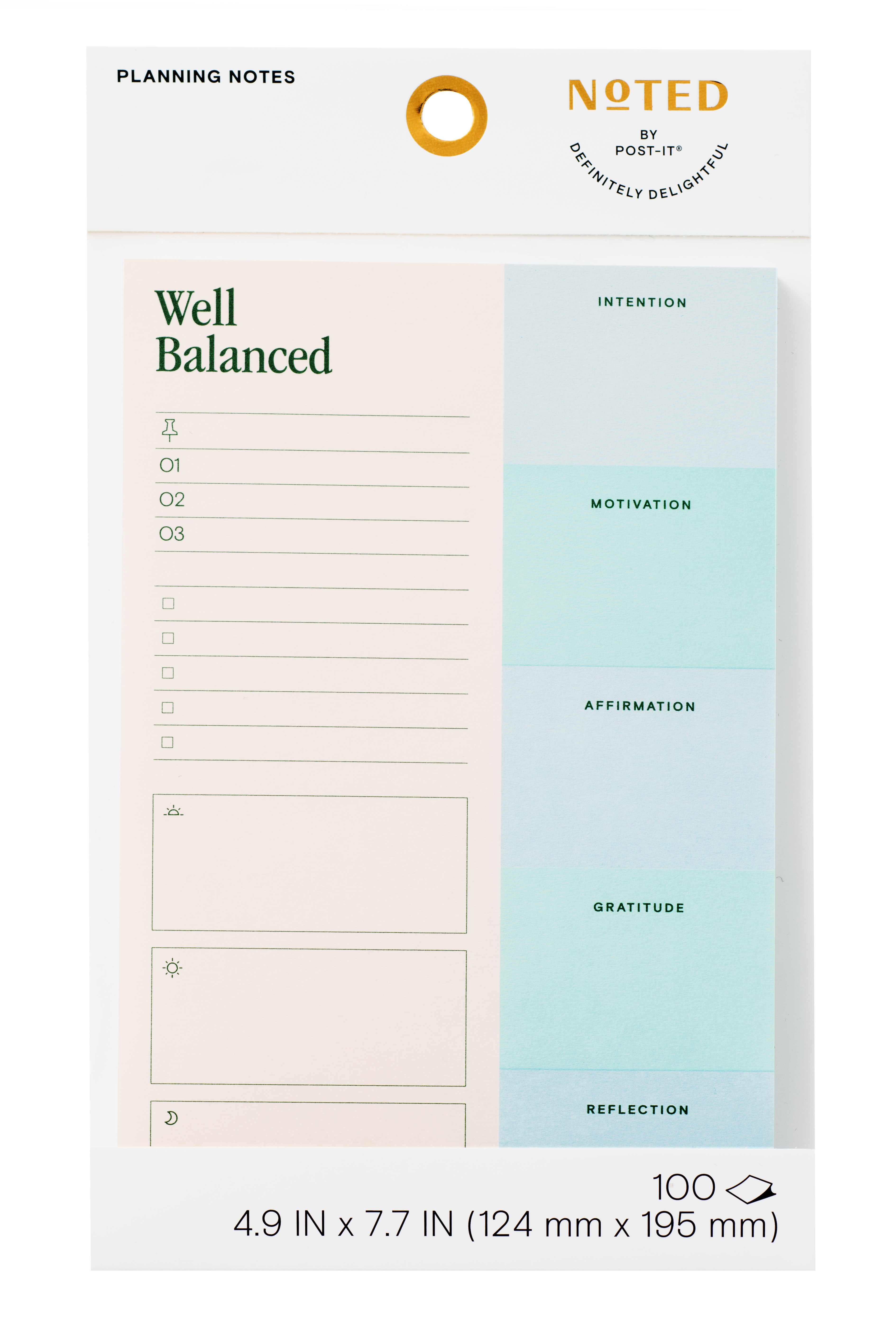SKU 7100325083 | Post-it® Planning Notes NTD9-58-1