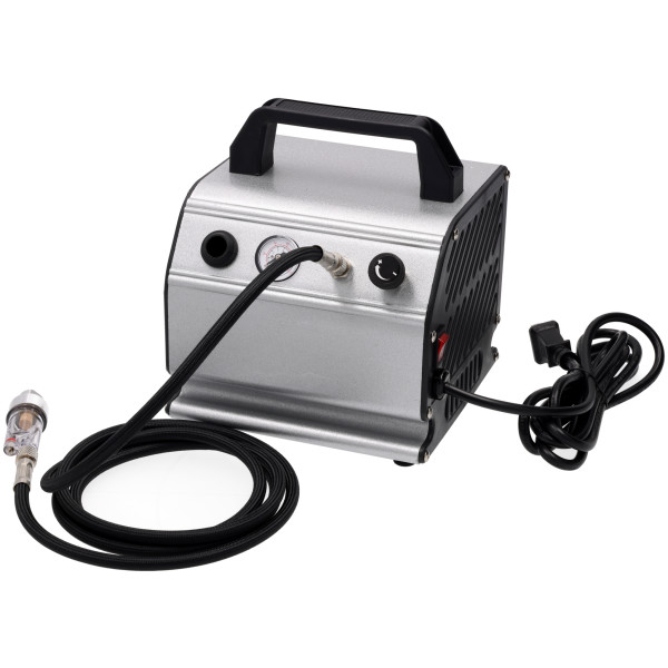 Basic 115 Volt Small Airbrush Compressor Set Airbrush
