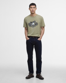 Stonebridge Graphic T-Shirt Bleached Olive