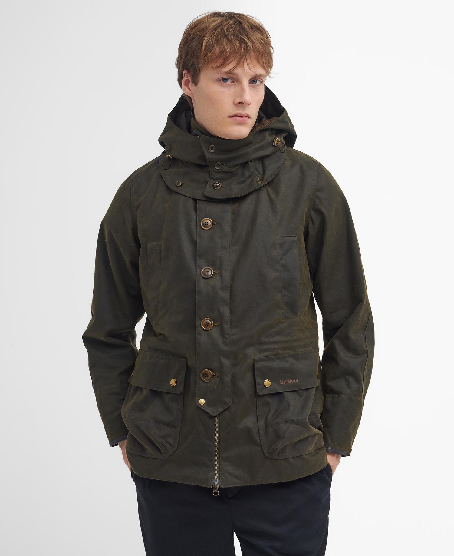 Barbour x TO KI TO Shoreman Waxed Jacket image number 0