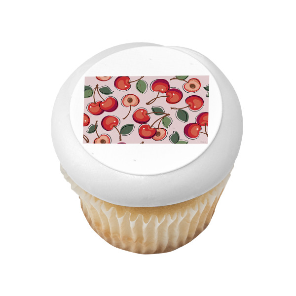 Cherry Pattern Sheet PhotoCake® Edible Image®