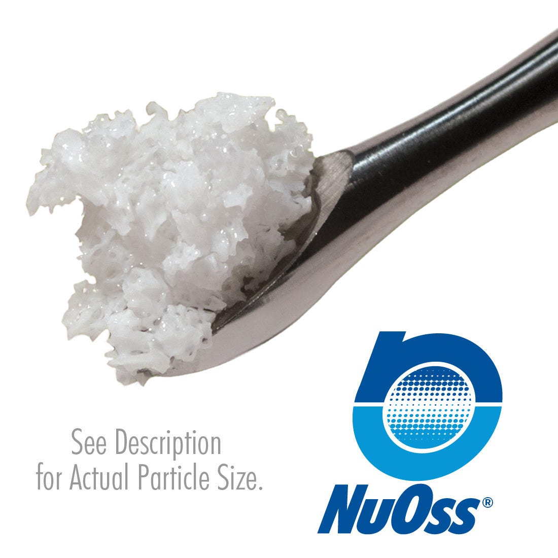 NuOss® Large Particle Cancellous Granules - 1.0 - 2.0mm (.5gram/1.7cc)