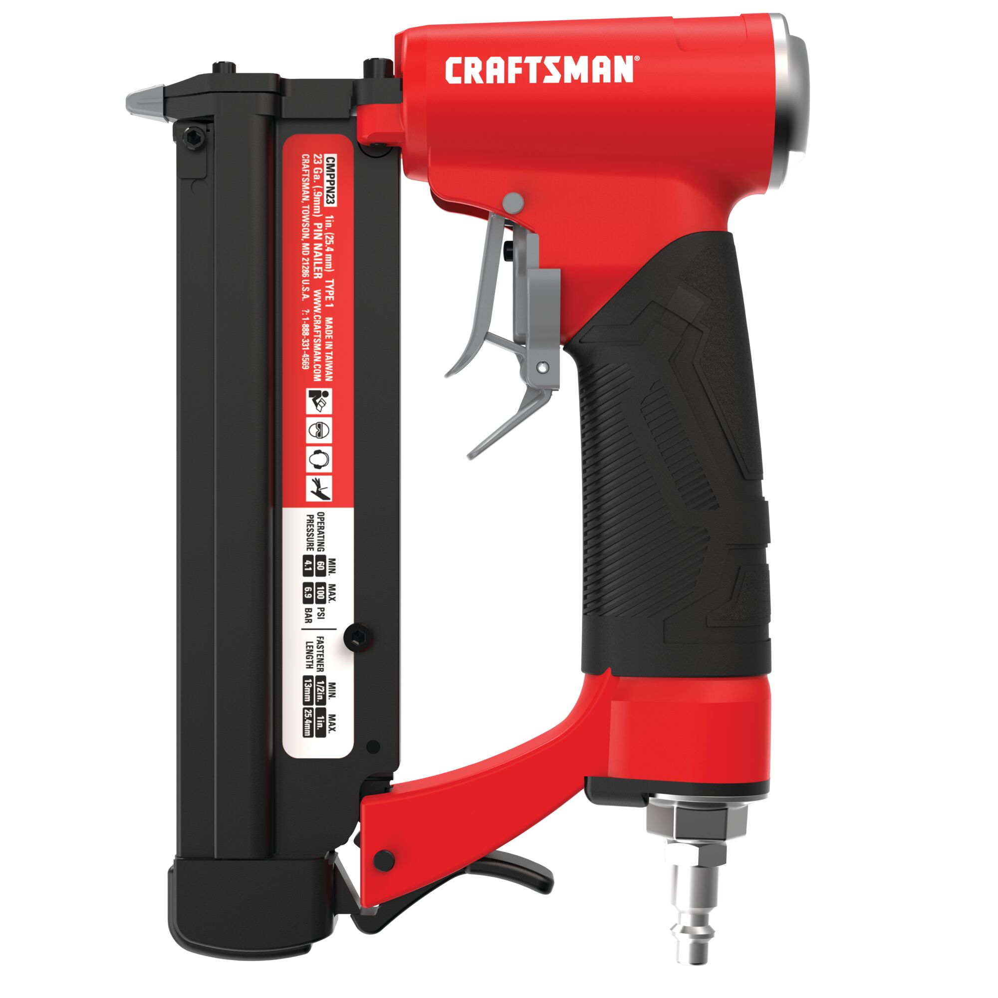 View of CRAFTSMAN Nailer on white background