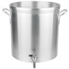 40-quart Wear-Ever® Classic Select™ heavy-duty aluminum stockpot with faucet