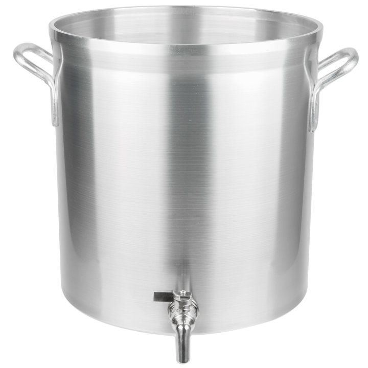 40-quart Wear-Ever® Classic Select™ heavy-duty aluminum stockpot with faucet