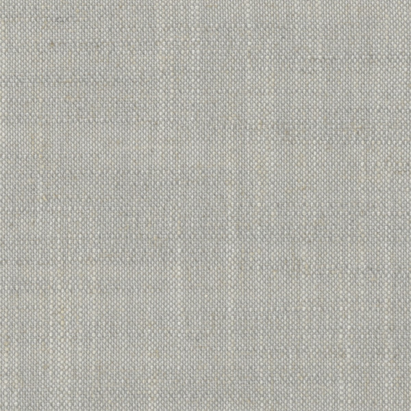 Light beige woven fabric displays a tight plain-weave pattern, showing subtle vertical and horizontal threads with slight color variation, appearing flat and evenly lit in a neutral upholstery or wallpaper context.