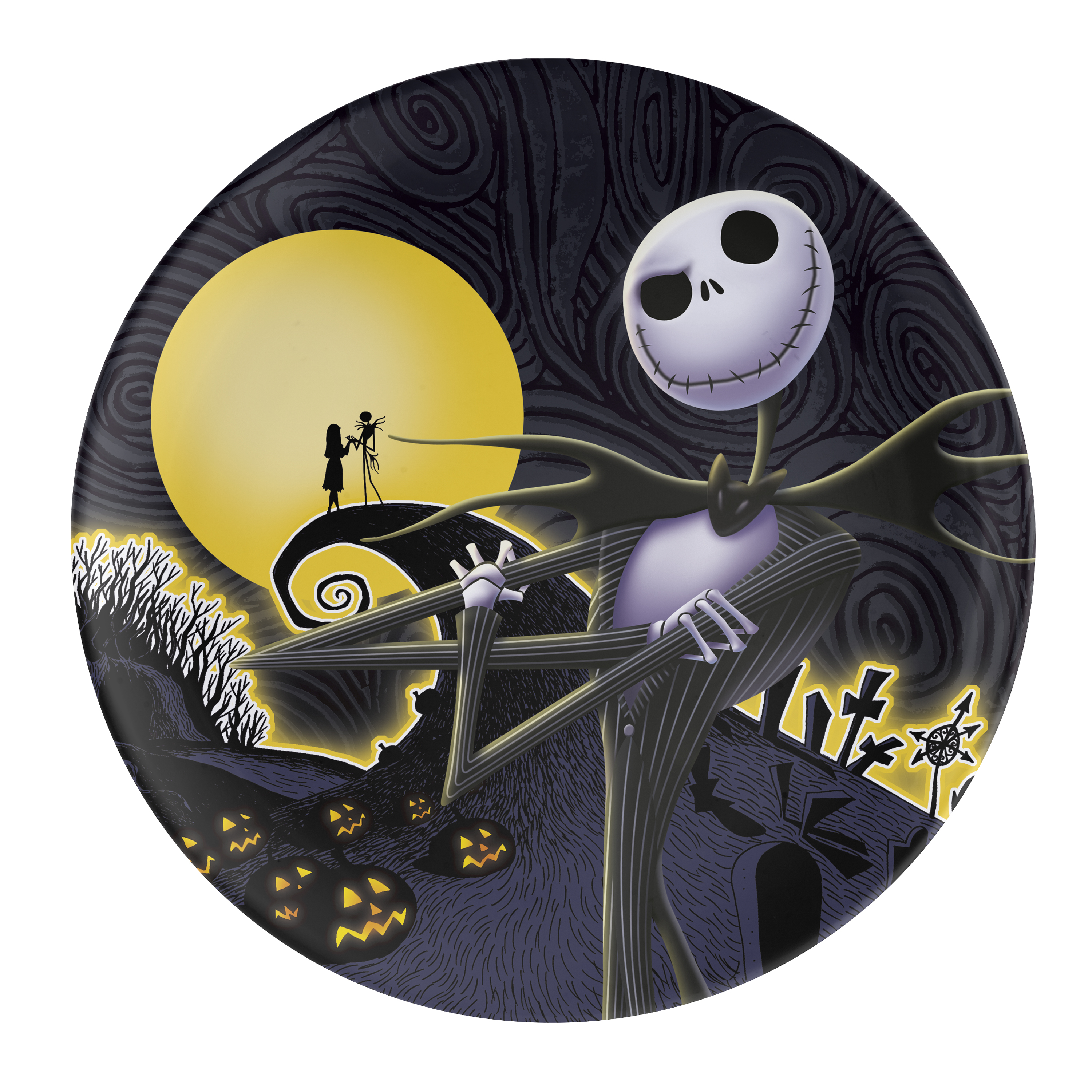Nightmare Before Christmas Kid’s Plate, Jack Skellington slideshow image 1 Nightmare Before Christmas Kid’s Plate, Jack Skellington slideshow image 1