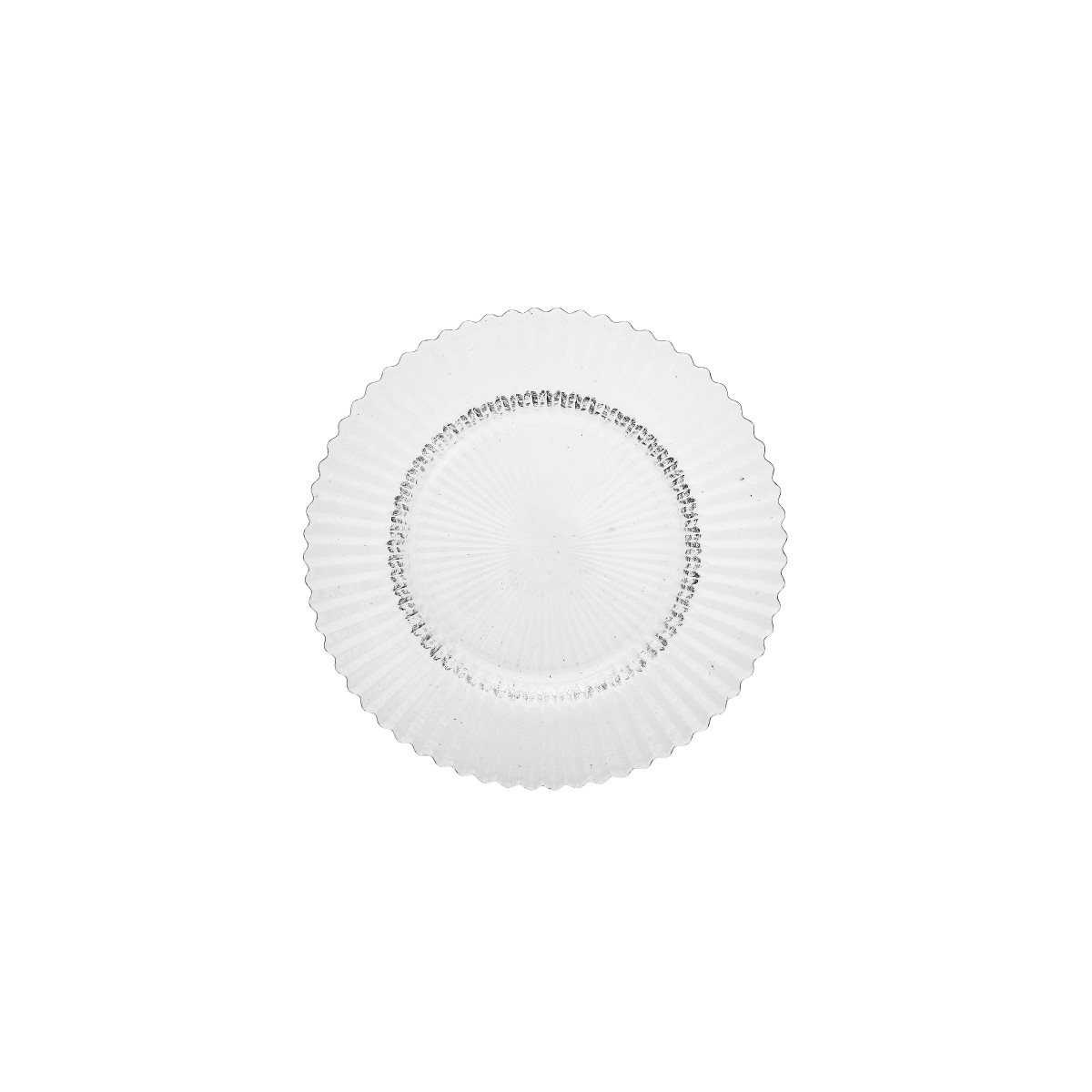 Archie Salad Plate, Clear, Set of 4