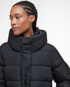 Pufferjacke Freya Black/Onyx Tartan
