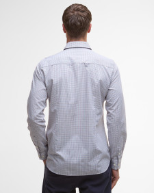 Carlton Tattersall Tailored Long-Sleeved Shirt 