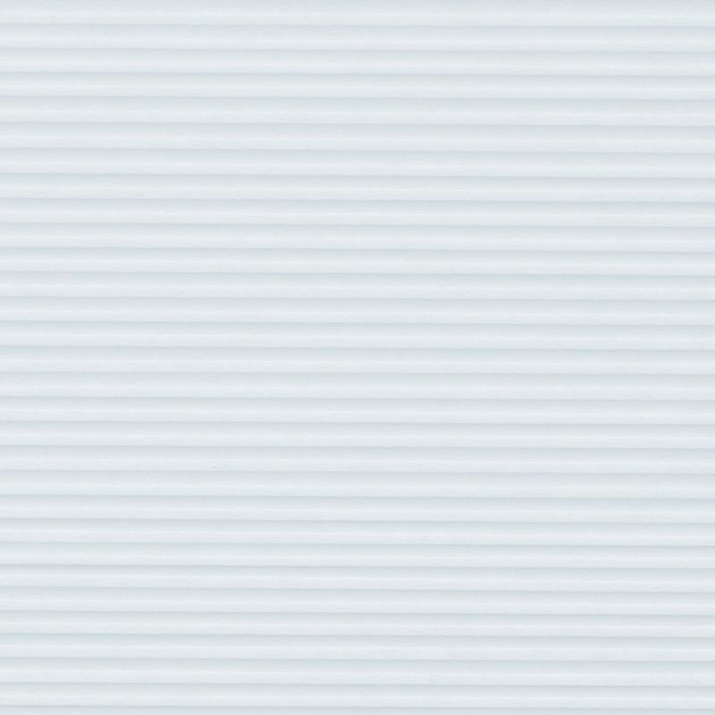 White pleated (cellular) window blind, fully lowered with uniform horizontal folds; closed, softly diffusing daylight; set against a bright interior wall, obscuring the window and outside view.