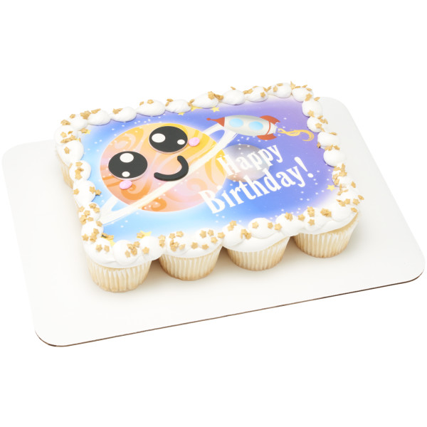 Space Birthday PhotoCake® Edible Image®