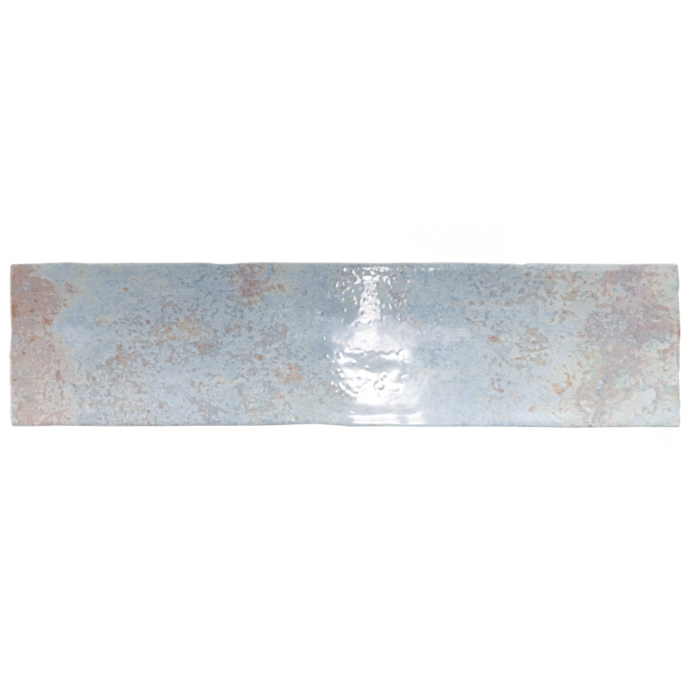 Biarritz Blue 3 in. x 12 in. Ceramic Wall Tile | Merola Tile