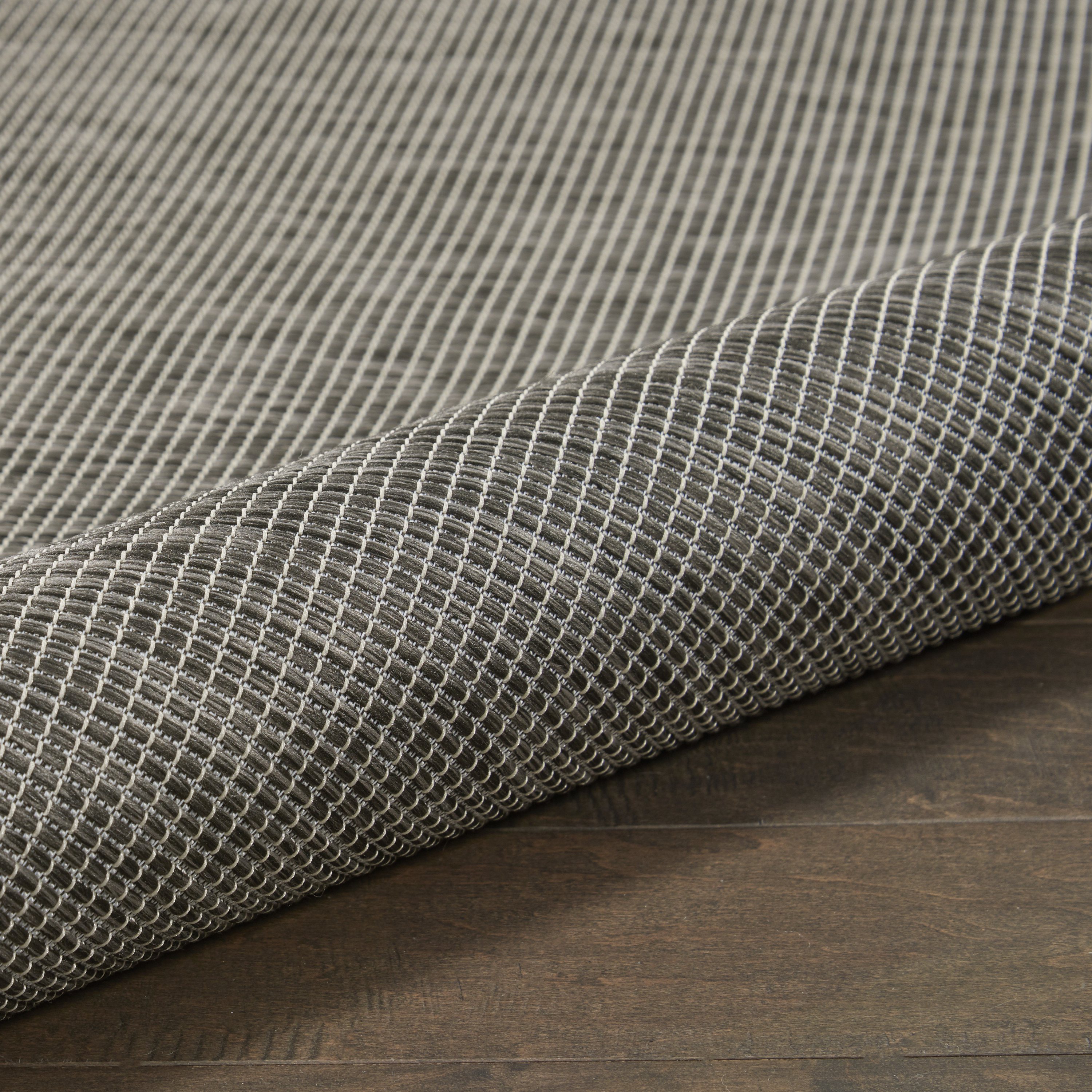Nourison Positano 7' x 10' Charcoal Modern Rug
