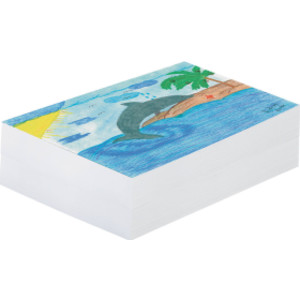 Newsprint Paper, White, 9" x 12", 500 Sheets