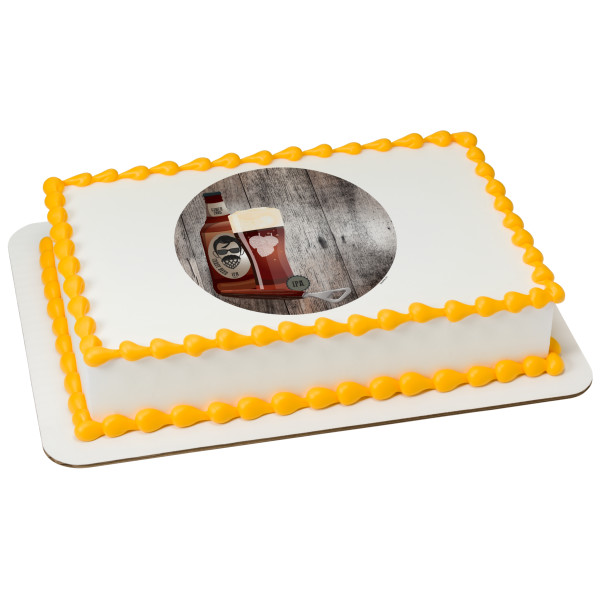 Beard and Hops PhotoCake® Edible Image®