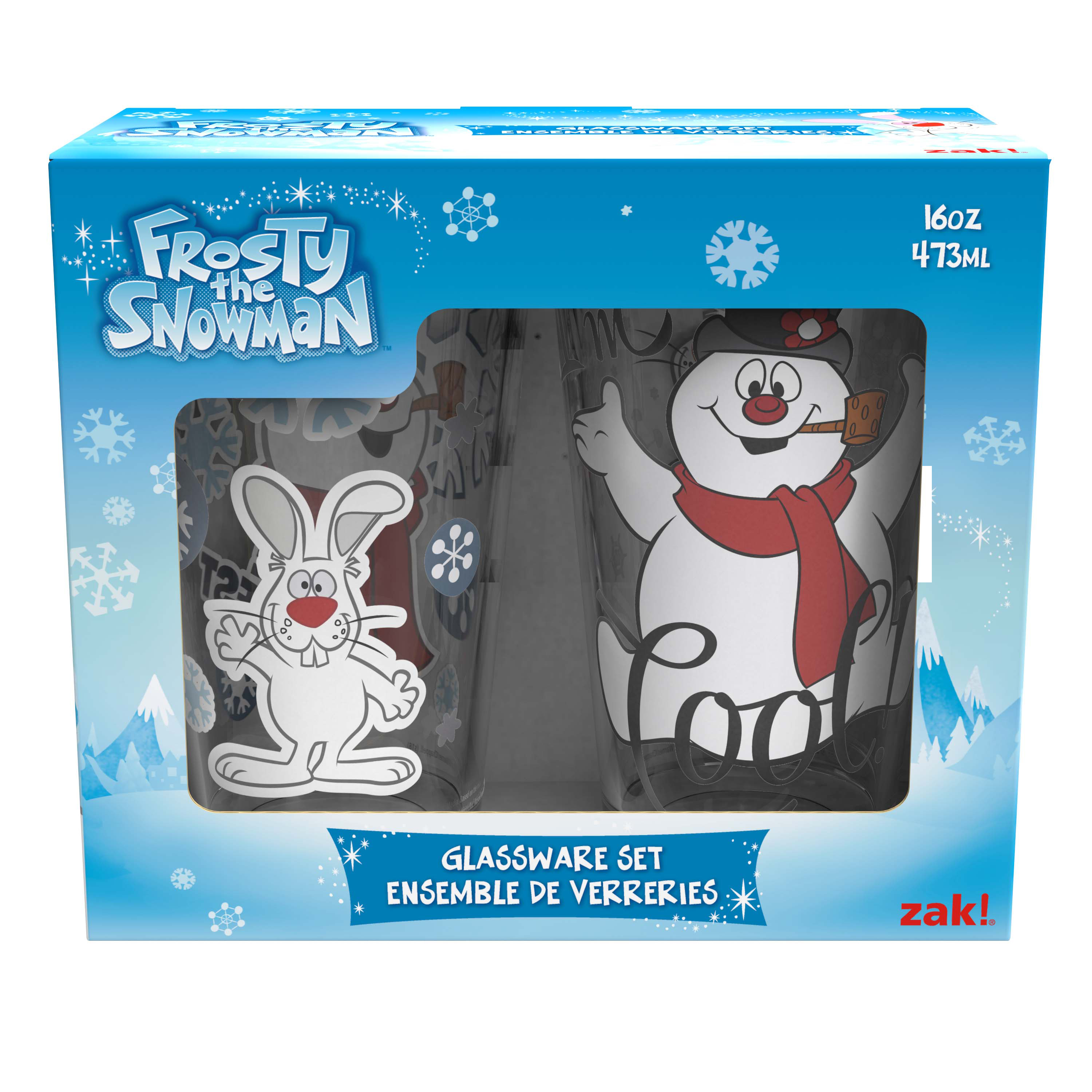 Christmas Collectibles 16 ounce Pint Glasses, Frosty the Snowman, 2-piece set slideshow image 3 Christmas Collectibles 16 ounce Pint Glasses, Frosty the Snowman, 2-piece set slideshow image 3