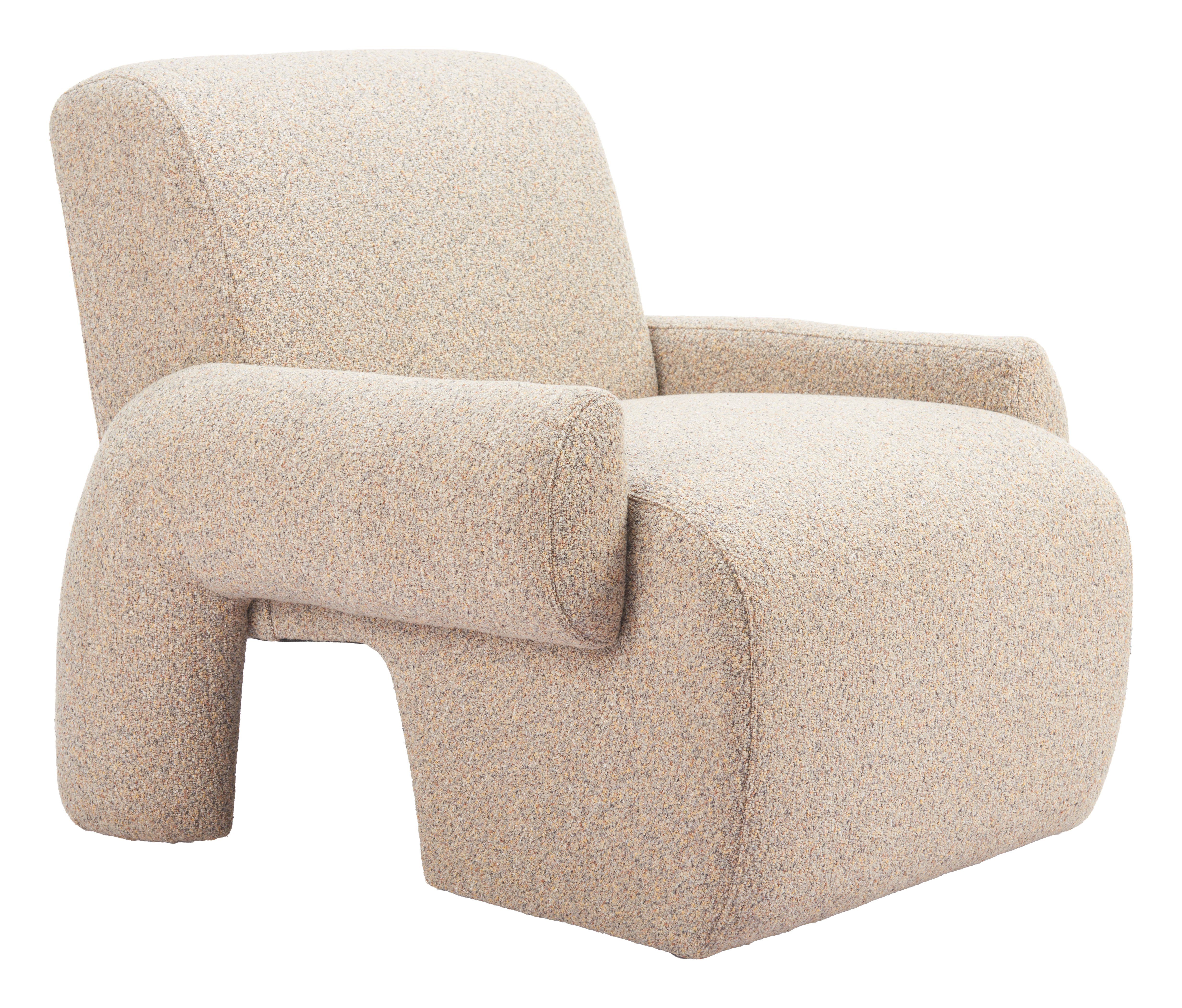 Rura Accent Chair Heathered Beige product image