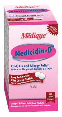 Medique Products MEDICIDIN-D, TAB 325-12.5-2.0MG (500/BX)