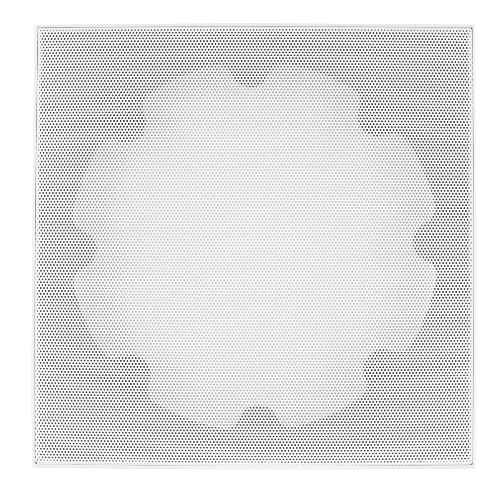 8" SQUARE ADAPTER W/ XPC MICRO TRIM GRILLE 8" IN-CEILING - WHITE (1 EACH)
