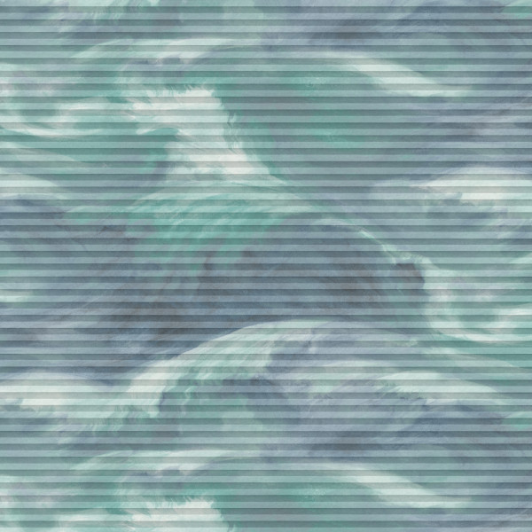 Thermashade Ripple Aqua Pleated blind