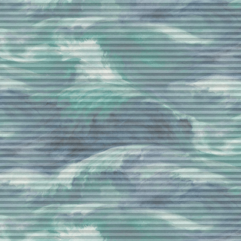 Thermashade Ripple Aqua Pleated blind