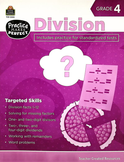 Practice Makes Perfect: Division (Grade 4)
