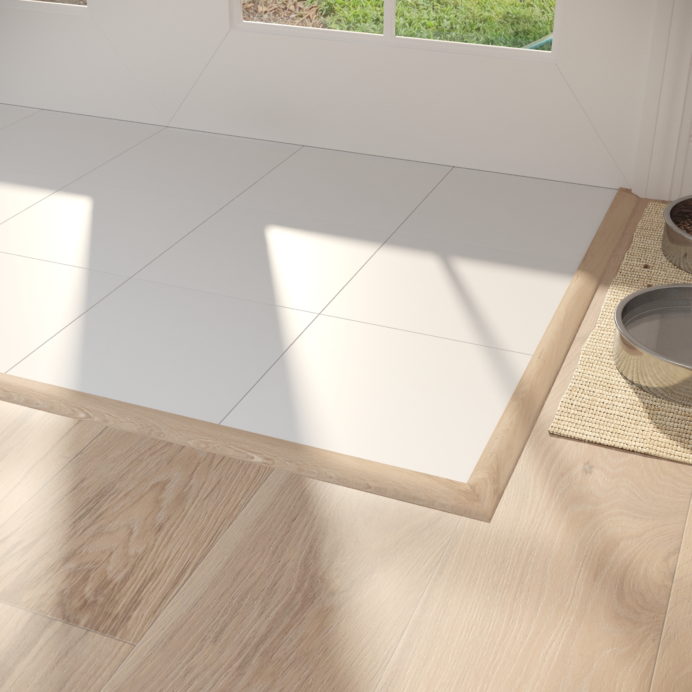 Semillon Surf Cali Hardwoods Reducer Flush view 2