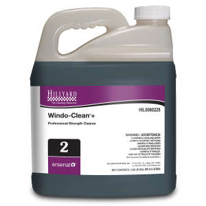 Hillyard, Arsenal® Windo-Clean+® Glass Cleaner, Arsenal® One Dispenser 2.5 Liter Bottle
