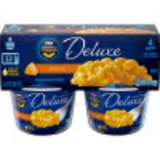 Kraft Deluxe Original Macaroni & Cheese Dinner, 4 ct Pack, 2.39 oz Cups