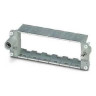 HC-M-B Series Module Carrier Frame Die-Cast Zinc Alloy B24 Size Sleeve Side 6-Slots Silver 111 L x 36.2 H x 34.5 W mm