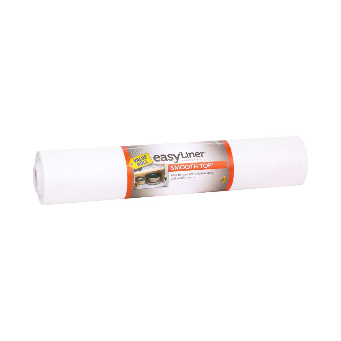Smooth Top® EasyLiner® Brand Shelf Liner - White, 20 in. x 18 ft.