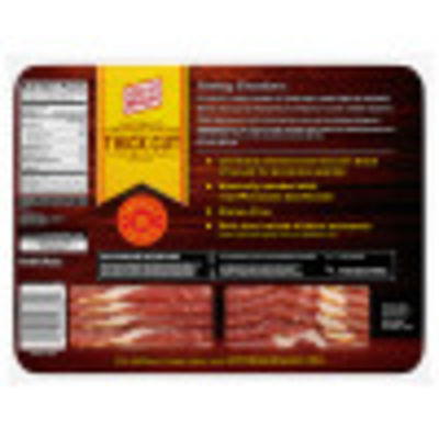 Oscar Mayer Naturally Hardwood Smoked Thick Cut Bacon Mega Pack, 22 oz Pack