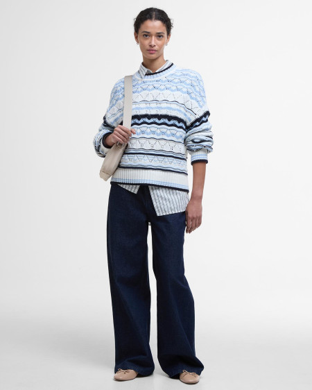 Maglione girocollo Eloise con motivo a righe