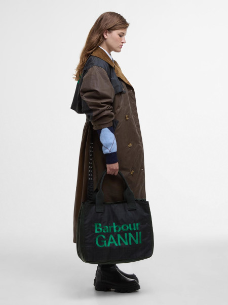 Barbour x GANNI Waxed Tote Bag Barbour x GANNI Waxed Tote Bag