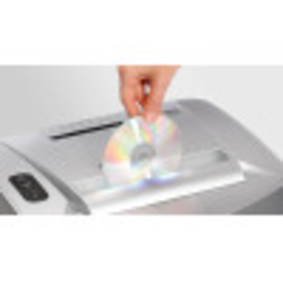 Use the convenient slot for CD and DVD shredding.