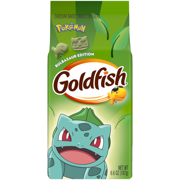Pokémon Bulbasaur Cheddar Baked Snack Crackers