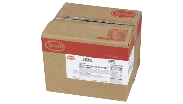 Tyson® To Go Fully Cooked Hot & Spicy Chicken Breast Filet Fritters, 4 oz._image_5