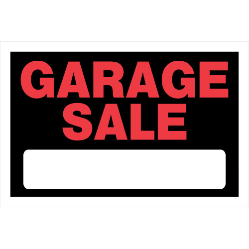 Hillman Styrene Garage Sale Sign 8