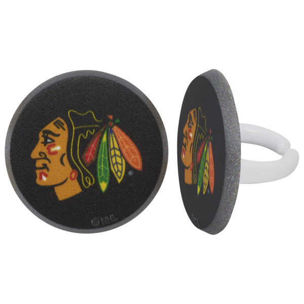 NHL® Team Puck Cupcake Rings
