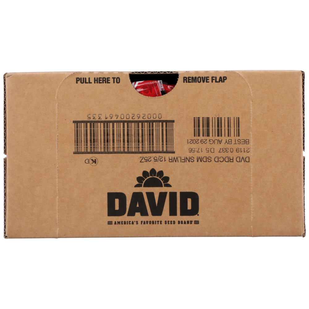 DAVID Reduced Sodium Sunflower Seeds Conagra Foodservice