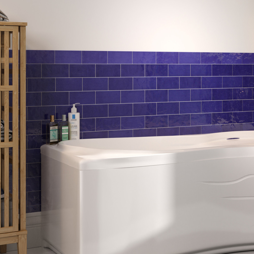 Viva Azul 3 in. x 6 in. Ceramic Wall Tile