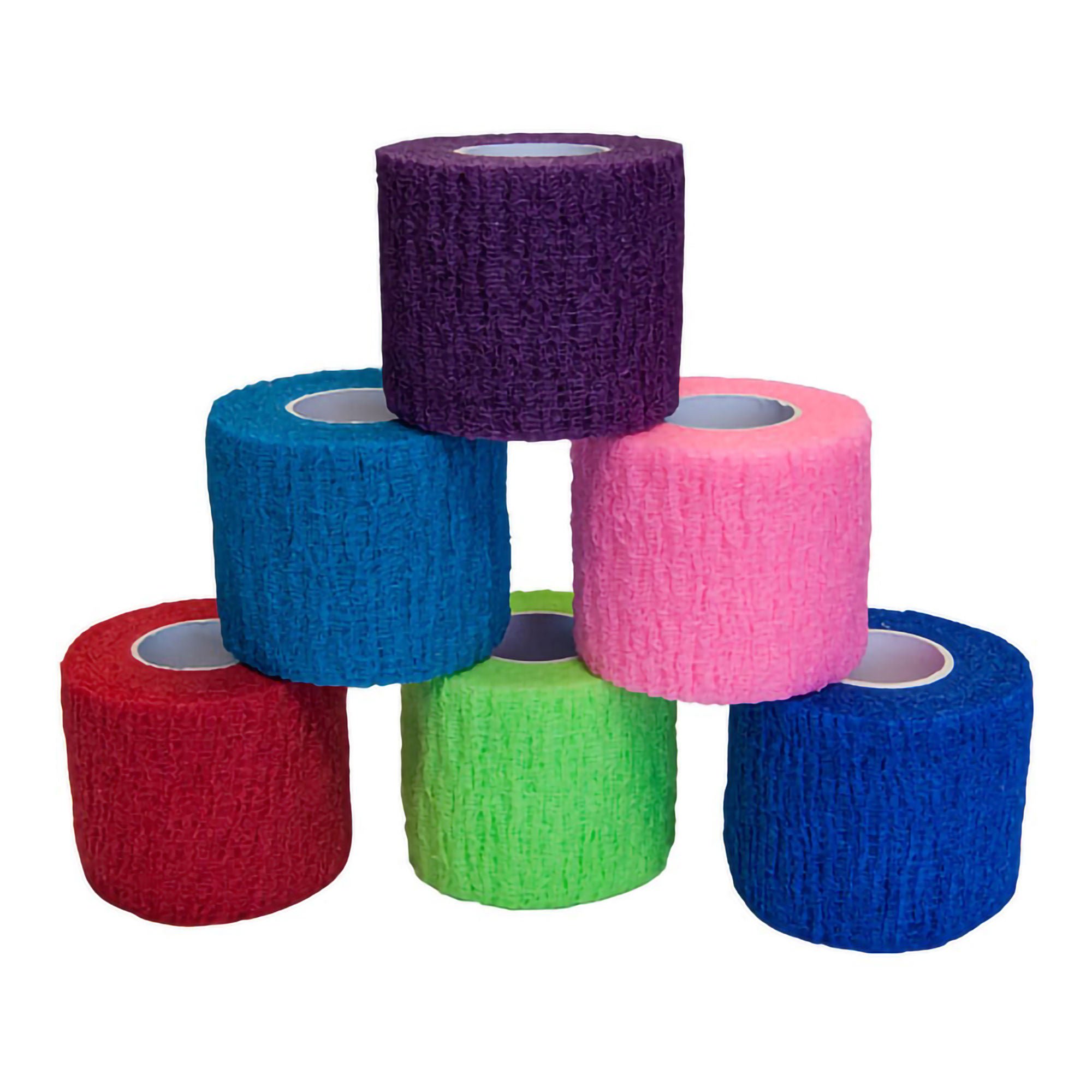 S2S Global Cohesive Bandage PremierPro™ 2 Inch X 5 Yard Self-adherent Closure Assorted Colors NonSterile Standard Compression